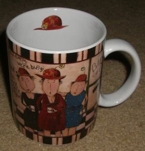 Collector Mugs Buzz Cafe Dan DiPaolo Ceramic Coffee Mug Cup New in