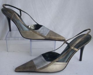 Donald J Pliner Camry Womens Shoes Metallic Pumps Size 11 B Slingbacks