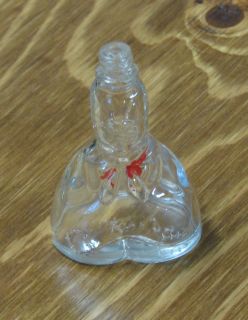 Antique Glass Man Boy Figural Cologne Perfume Bottle 807 Holland 2 5 8
