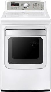 Samsung DV5471AEW 27 Front Load Steam Dryer in Electric   White