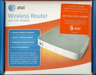  2701HG B Wireless Router Fastaccess DSL Modem Kit with Filters