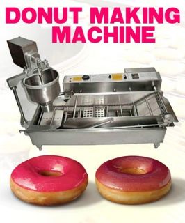 Brand New Commercial Donut Making Machine Maker Fryer Bakery Ships DHL