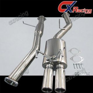 Dual Tip Cat Back Exhaust System 89 94 240sx s13 Silvia