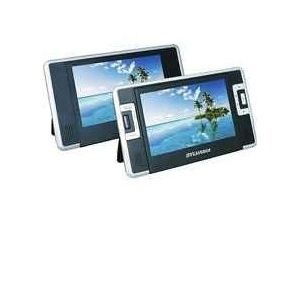  Inch Dual Screen Portable DVD Player with USB SD Card Reader