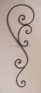  Metal Wall Decor Grill Door Topper Grille Swag Pediment 607