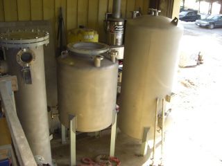 Stainless Steel Distillation System Column and Tanks Water