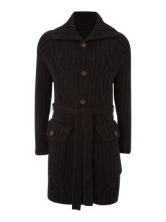 Label Lab Duchamp Belted Cardigan In Black From House Of Fraser