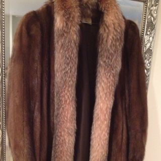 Ladies Rare DOrr Mink Fur Coat Stunning Exquisite A Timeless Heirloom