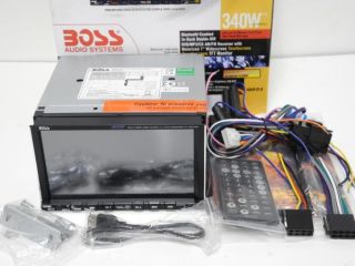 Boss BV9560B 7 Inch DVD/MP3/CD Double DIN Bluetooth Car Receiver NICE