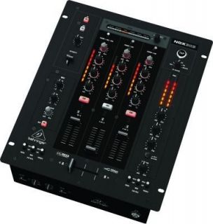 Behringer NOX303 3 Channel DJ Mixer USB FX