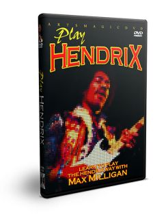  HENDRIX Guitar Instructional DVD with Max Jimmy Milligan ArtsMagic NEW