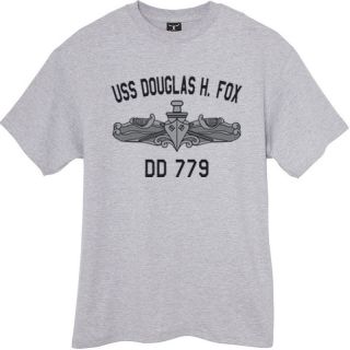 US USN Navy USS Douglas H Fox DD 779 Destroyer T Shirt