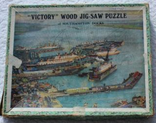  Line RMS Olympic Southampton Docks Victory Jigsaw Ocean Liner