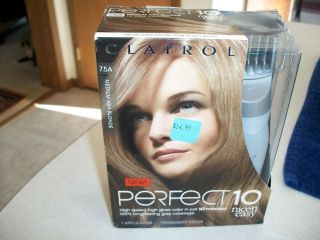 NEW IN BOX PERFECT 10 BY NICEN EASY 7 5A MEDIUM ASH BLONDE COLOR IN 10