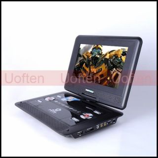 NEW 9 Portable LCD DVD MP3 CD Player Color TFT TV Function Remote