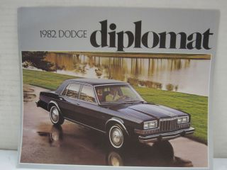  Vintage 1982 Dodge Diplomat Brochure