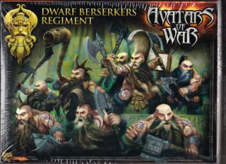 Avatars of War Dwarf Berserkers Regiment x1 New Warhammer Fantasy