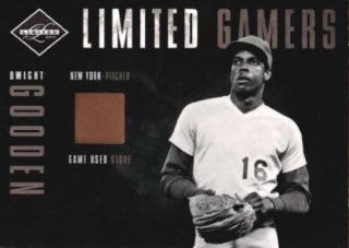 Dwight Gooden RARE 2011 Limited Gamers 11 Game Used Glove 13 44 J2950
