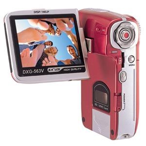 DXG 563V 5 1MP 2 4 TFT LCD 4X Zoom Red Digital Video Camera Camcorder