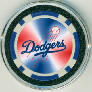 Los Angeles Dodgers Poker Chip Card Cover Guard WSOP