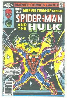  Marvel Team Up Annual 2 Spiderman Hulk 1979 King Sz
