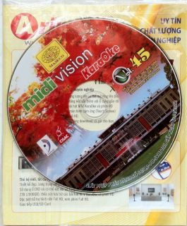   909 MD Vietnamese English Karaoke + Newest DVD Vol 45 + Song booklet