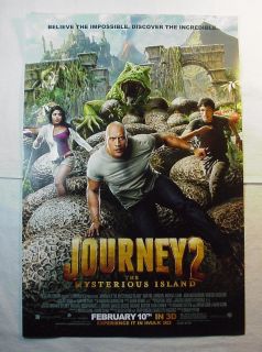  The Mysterious Island Movie Poster Dwayne The Rock Johnson
