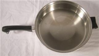 SALADMASTER 11 SKILLET w/ DOME COVER Waterless Cookware STAINLESS