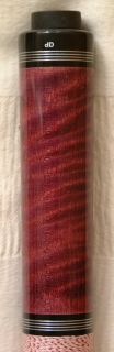 Dale Perry DP Pool Cue Signed 1/1 Special Curly Maple Black Raspberry