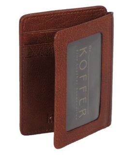 Dr Koffer Front Pocket ID Venetian Leather Wallet