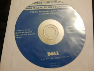 Dell Inspiron Reinstallation DVD Computer Software Drivers 0UD525