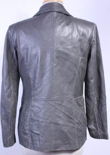 Womens Preston York Soft Leather Jacket Blazer Sz S
