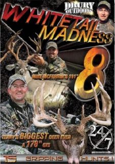 Whitetail Madness 8 Deer Hunting DVD Drury Outdoors