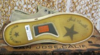 John Varvatos Converse Jack Purcell Leather Slip on Shoes Mens Sz 8