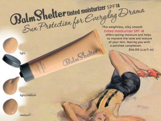 Balm Shelter Tinted Moisturizer Light New from The Balm
