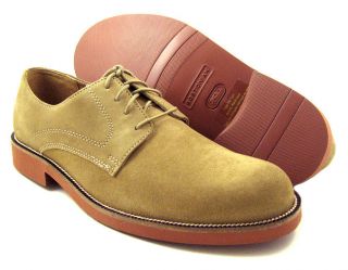 New Bostonian Mens Eastbend Sand Suede Dress Oxfords Shoes US Sizes