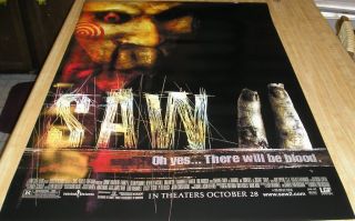  Saw II Original Movie Poster Donnie Wahlberg