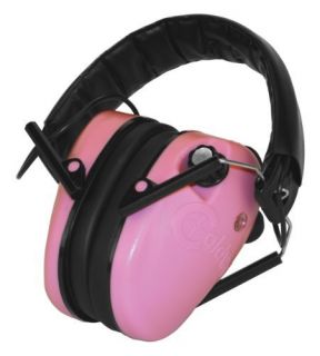 New Caldwell Pink Low Profile E Max Electronic Ear Muffs