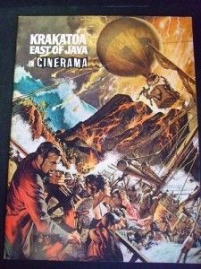 Krakatoa East of Java RARE Original Movie Film Program