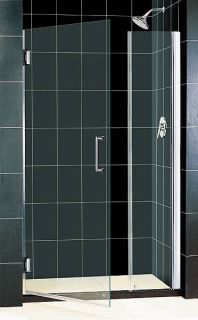 Unidoor Frameless 33 34 inch Adjustable Shower Door