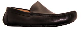 NEW MENS LIVERGY BROWN SLIP ON LEATHER UPPER DRIVING MOCCASINS