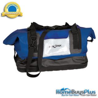 dry pak waterproof duffel bag blue large