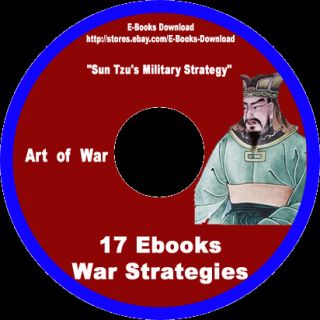 Art of War 17 War Strategy Collection eBooks CD New