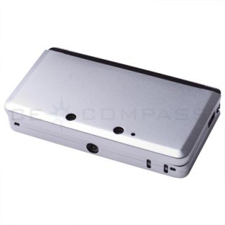 Silver Aluminium Hard Shell Case Skin Cover for Nintendo 3DS XL Ll