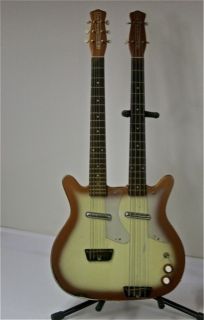  Danelectro Short Horn Bass Guitar Doubleneck Model 3923 6 4