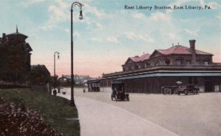 1913 East Liberty Station East Liberty PA Postcard