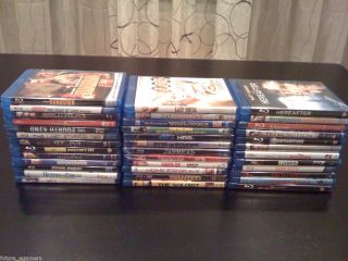 Lot of 37 Blu Ray Movies Collection No Duplicate Title