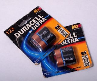 Duracell Ultra 123 Batteries DL123A CR123A 3V Lithium Battery