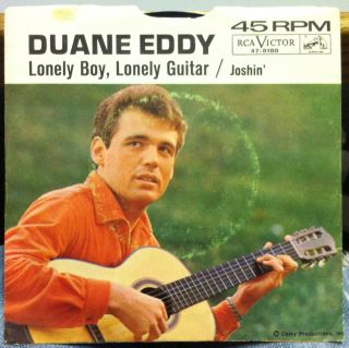 DUANE EDDY lonely boy lonely guitar / joshin 7 VG+ 47 8180 Vinyl 1963