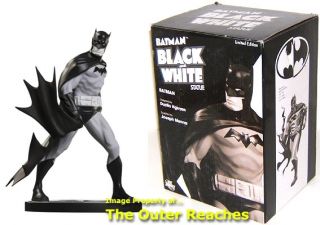  Black & White BATMAN Statue Designed by DUSTIN NGUYEN Comic Figure